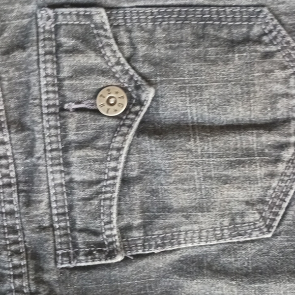 Faded Glory women’s black jean skirt size 14 - Picture 7 of 8